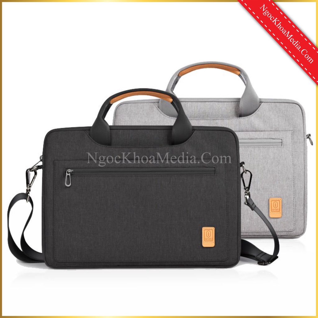 Túi Laptop-Macbook Full Size ( 13.3 - 17 inch)  Và Sổ Sách Tài Liệu Wiwu Pioneer Shoulder Case