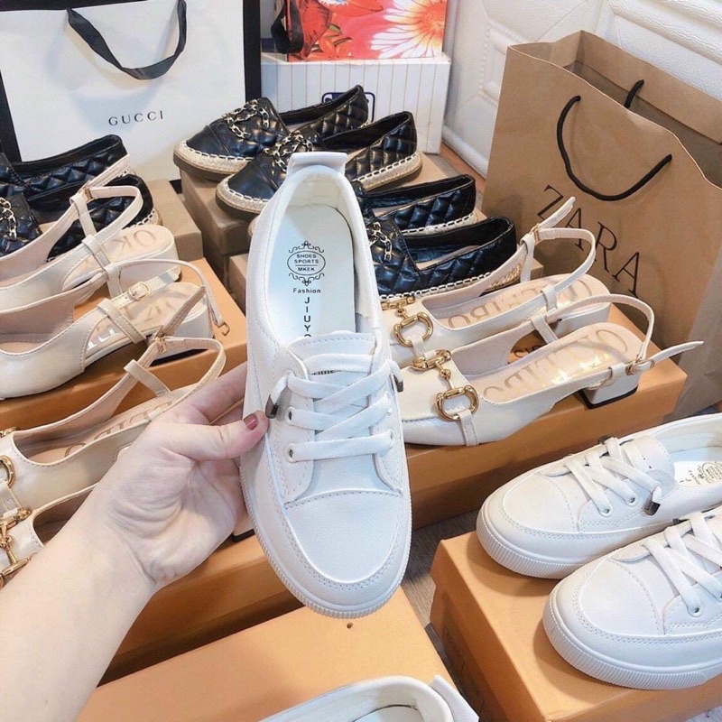 [FREESHIP] { Hàng đẹp loại 1} Giày hot slipon dây buộc new 2021 ,full size 35-39