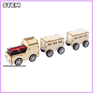 [STEM] Đồ chơi cho bé lắp ráp Tàu hỏa gỗ