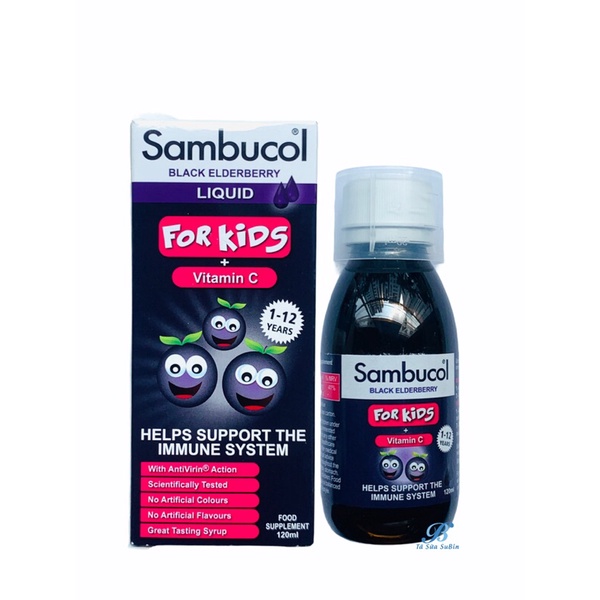 Tăng đề kháng Sambucol For Kids UK cho trẻ