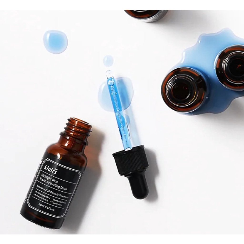 Tinh chất Klairs Midnight Blue Drop 20ml serum dưỡng ẩm phục hồi da - Thi Vũ