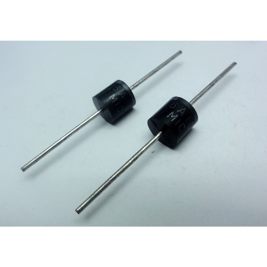 10 Diode 6A10 (6A-1000V) / Diot 6A / 6 Ampe Silicon Rectifiers / Linh Kiện Điện Tử