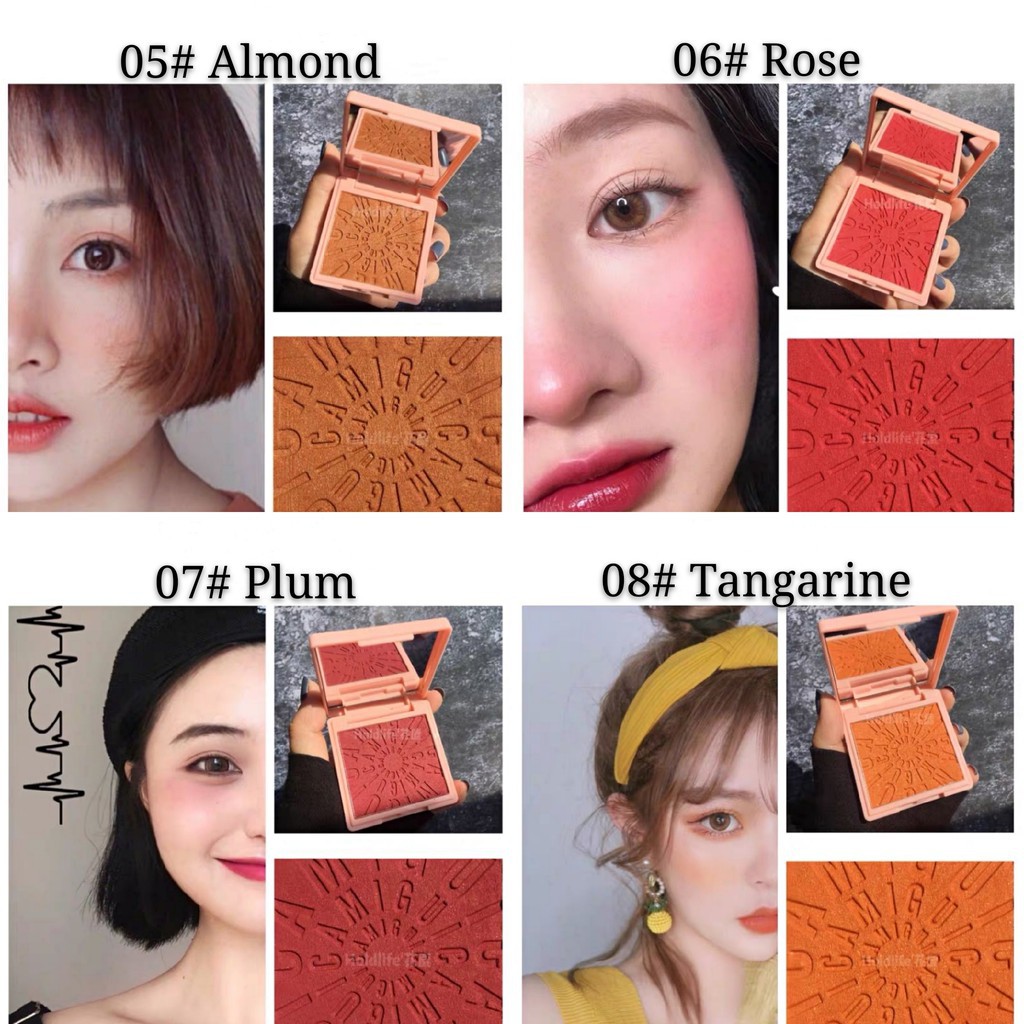 GUICAMI - Phấn má Sweetheart Peach Blush