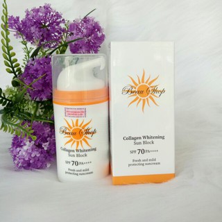 Kem chống nắng collagen-beaushop 80g whitening-sun block/spf-70pa++++