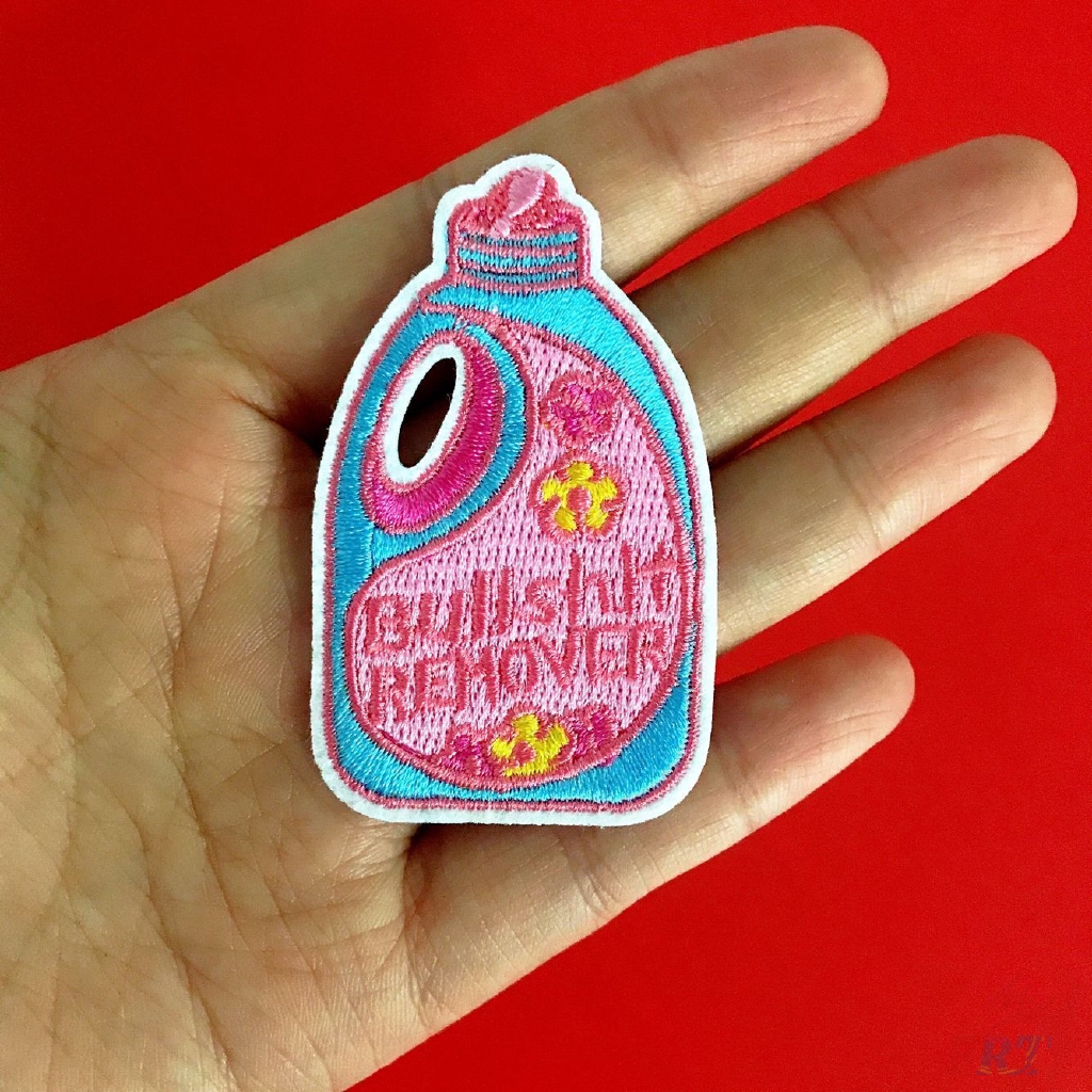 Miếng vá thêu trang trí quần áo hình bình xịt DIY