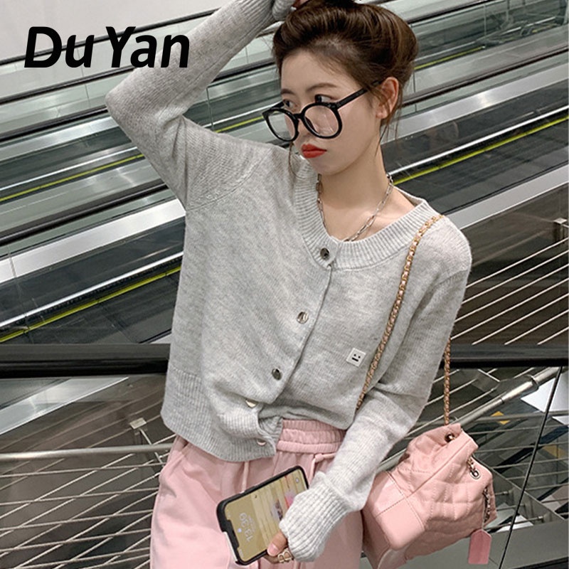 Áo Khoác Dệt Kim Tay Dài Dáng Rộng Thiết Kế Mới Năng Động Thời Trang Dành Cho Nữ