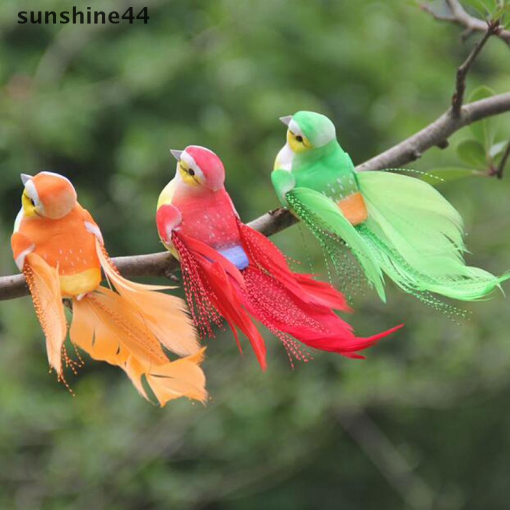 sunshine44 1Pc mini artificial foam feather bird wedding decorative doves bird home decor .