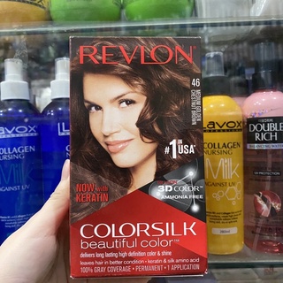 Thuốc nhuộm revlon nâu hạt dẻ màu đủ số