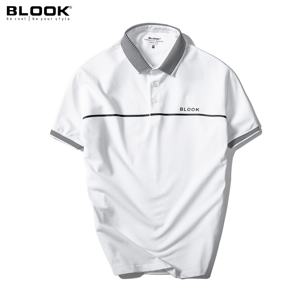 Áo polo nam slimfit BLOOK chất vải thun cá sấu cotton co giản phối kiểu trẻ trung 43833  (HÌNH THẬT) | BigBuy360 - bigbuy360.vn