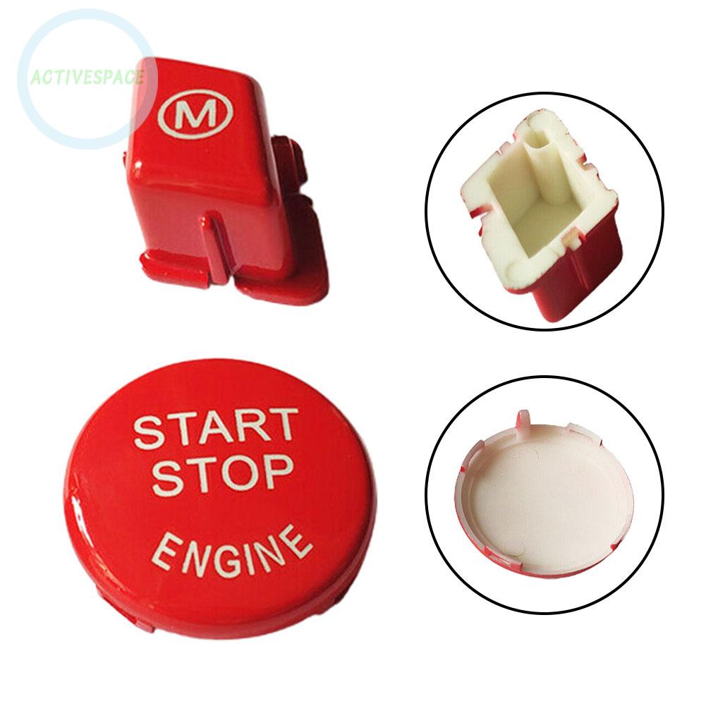 Steering Wheel M Mode +Engine Start Stop Switch Button For BMW E92 E93 M3 Red