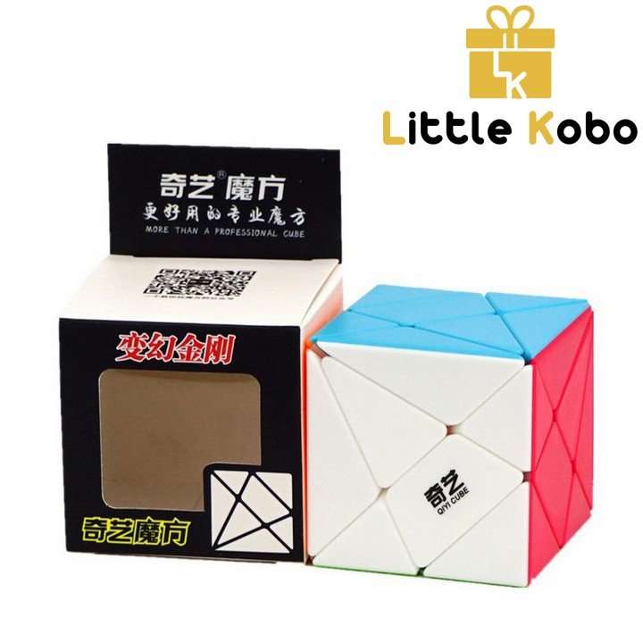 Rubik Biến Thể Axis Cube QiYi Rubic Stickerless Đồ Chơi Thông Minh