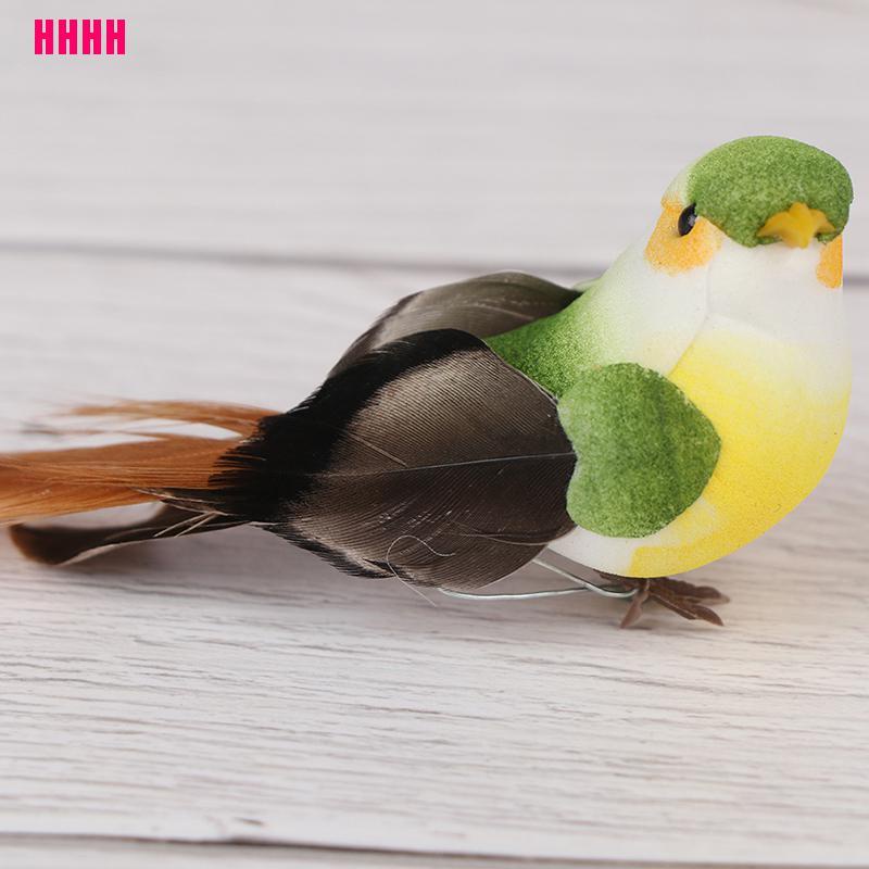 Mô Hình Chú Chim Nhân Tạo Mini Bằng Xốp Dùng Trang Trí Nhà Cửa