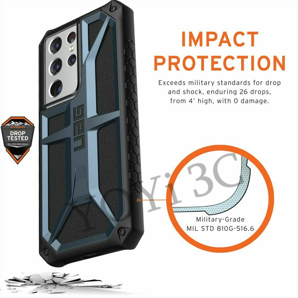 Ốp Điện Thoại Cứng Họa Tiết Sợi Carbon Chống Sốc UAG Cho Samsung Galaxy S21 Ultra 5G Galaxy S21 Plus + S21