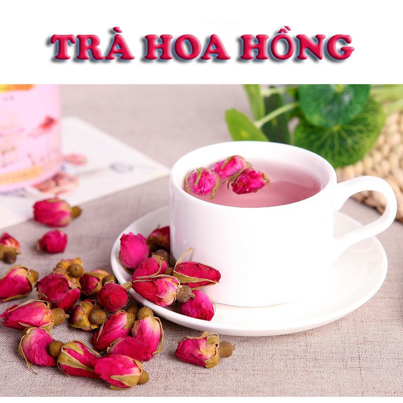 Trà Hoa Hồng Táo Đỏ Giúp Đẹp Da, Ngủ Ngon - Nhớ Bếp