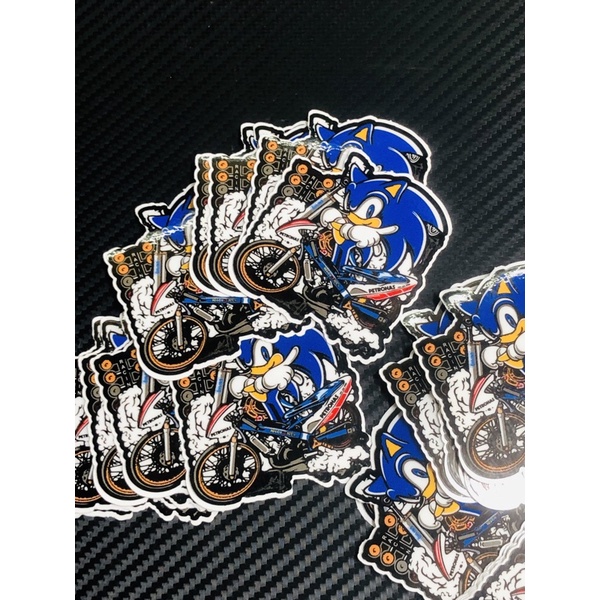 Tem Logo Sticker Nhân Vật Sonic