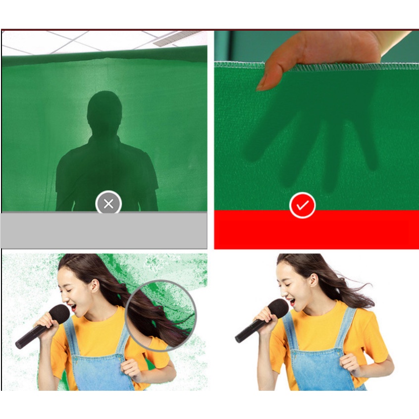 (3M_5M DÀY DẶN) PHÔNG VẢI XANH LÁXANH DƯƠNG TÁCH NỀN chụp ảnh chuyên nghiệp.quay video chuyên dụng trong studio