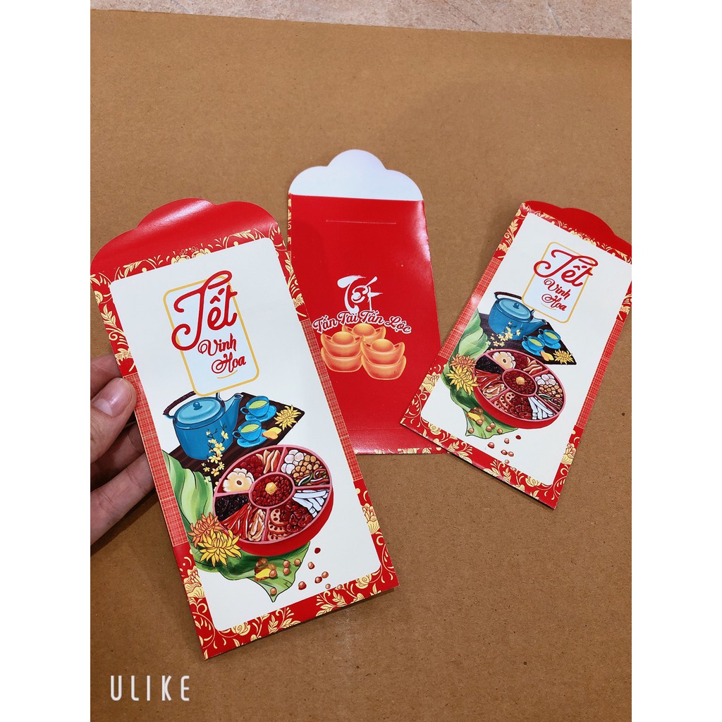 Combo 3 Bao Lì Xì Tết Nguyên Đán 2021 Mẫu Đẹp Dày Dặn
