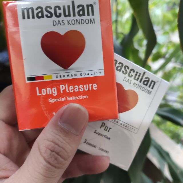 Bao cao suFreeshipMasculan® Long Pleasure 5 in 1 Kéo Dài Thời Gian (Hộp 3 chiếc)