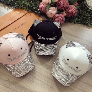 Mũ lưỡi trai đính đá cho bé yêu