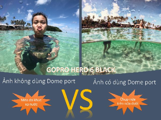 Vỏ hộp chống nước cho gopro chụp hình quay clip sáng tạo