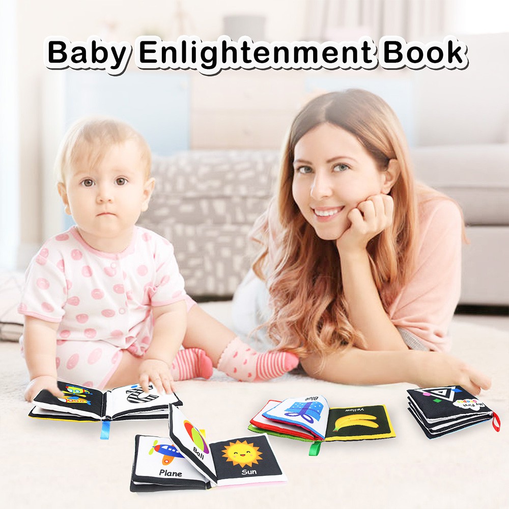 Coolplay Sách vải mềm hoạ tiết in đáng yêu giúp tăng cường trí não cho bé