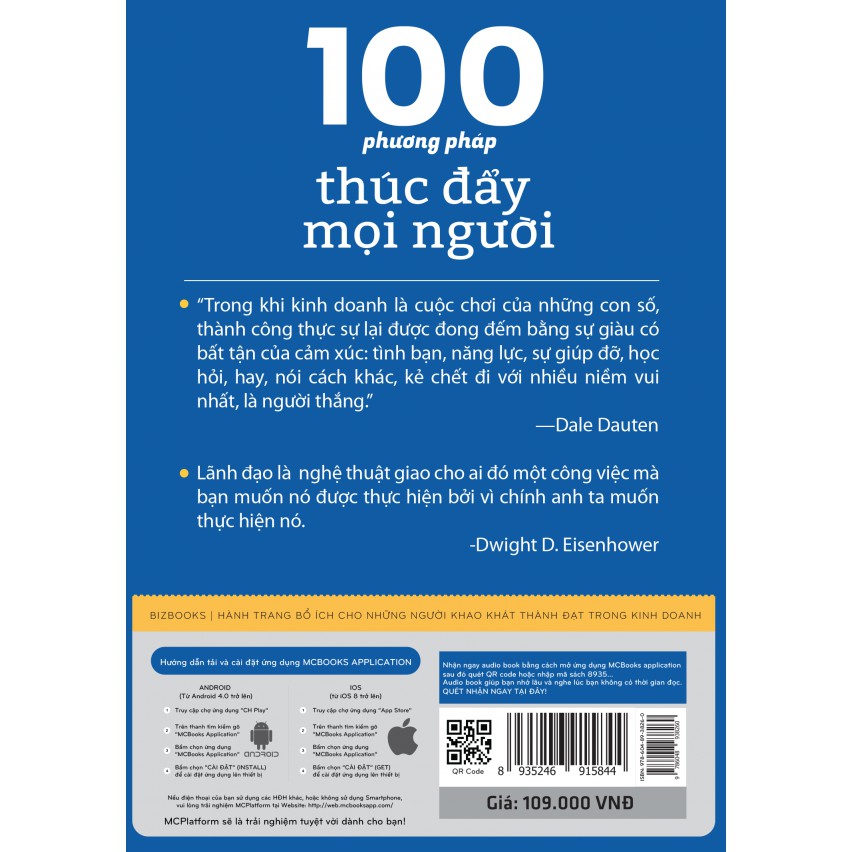 [MÃ giảm 40K]Sách - 100 Phương Pháp Thúc Đẩy Mọi Người + tặng kèm bút ngộ nghĩnh