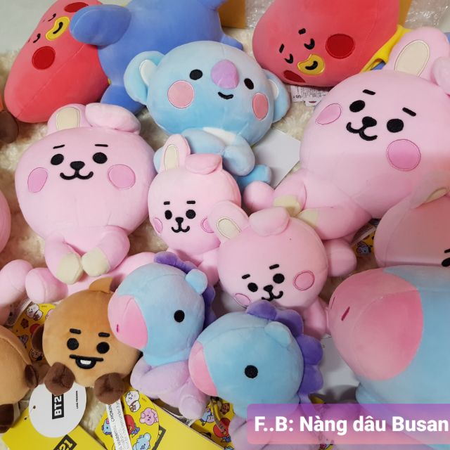 Gấu bông Baby BT21 Bagcharm sitting doll