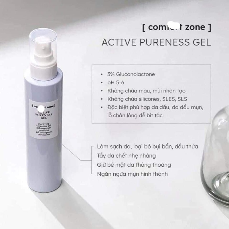 Sữa Rửa Mặt Active Pureness Comfort Zone - 200ml