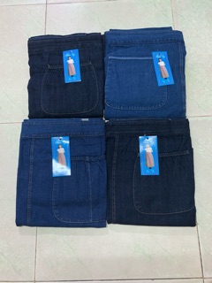 váy chống nắng jean xẽ tà