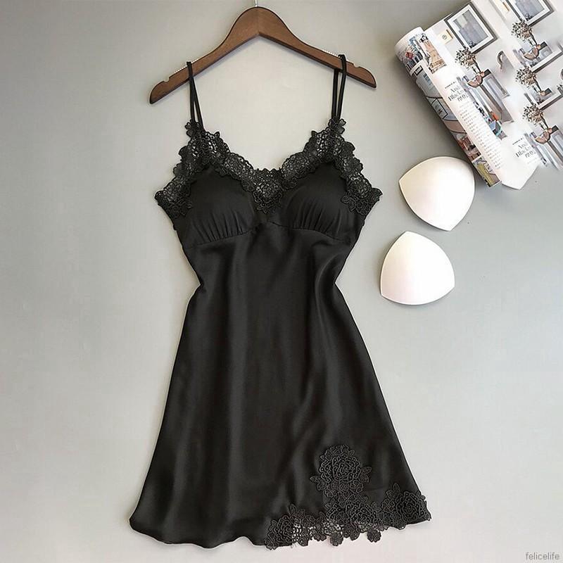 Đầm ngủ ren hai dây quyến rũ