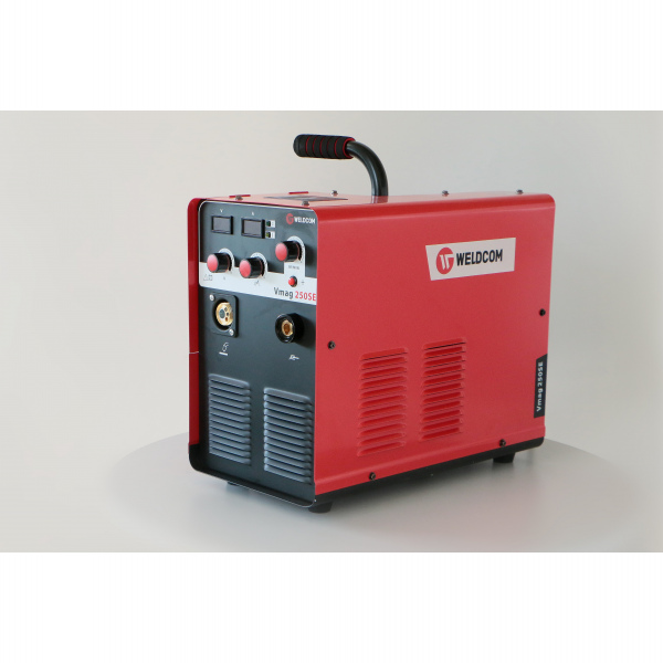 Máy hàn bán tự động Weldcom VMAG 250SE, biến tần IGBT, 1 pha, 24kg
