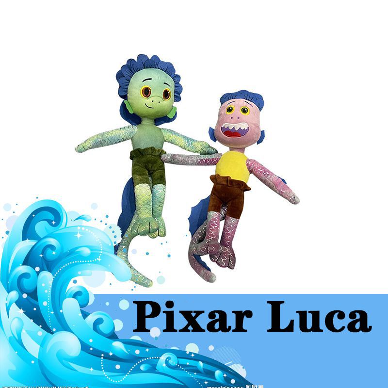 Thú Nhồi Bông Hình Con Vật Trong Phim Luca Pixar