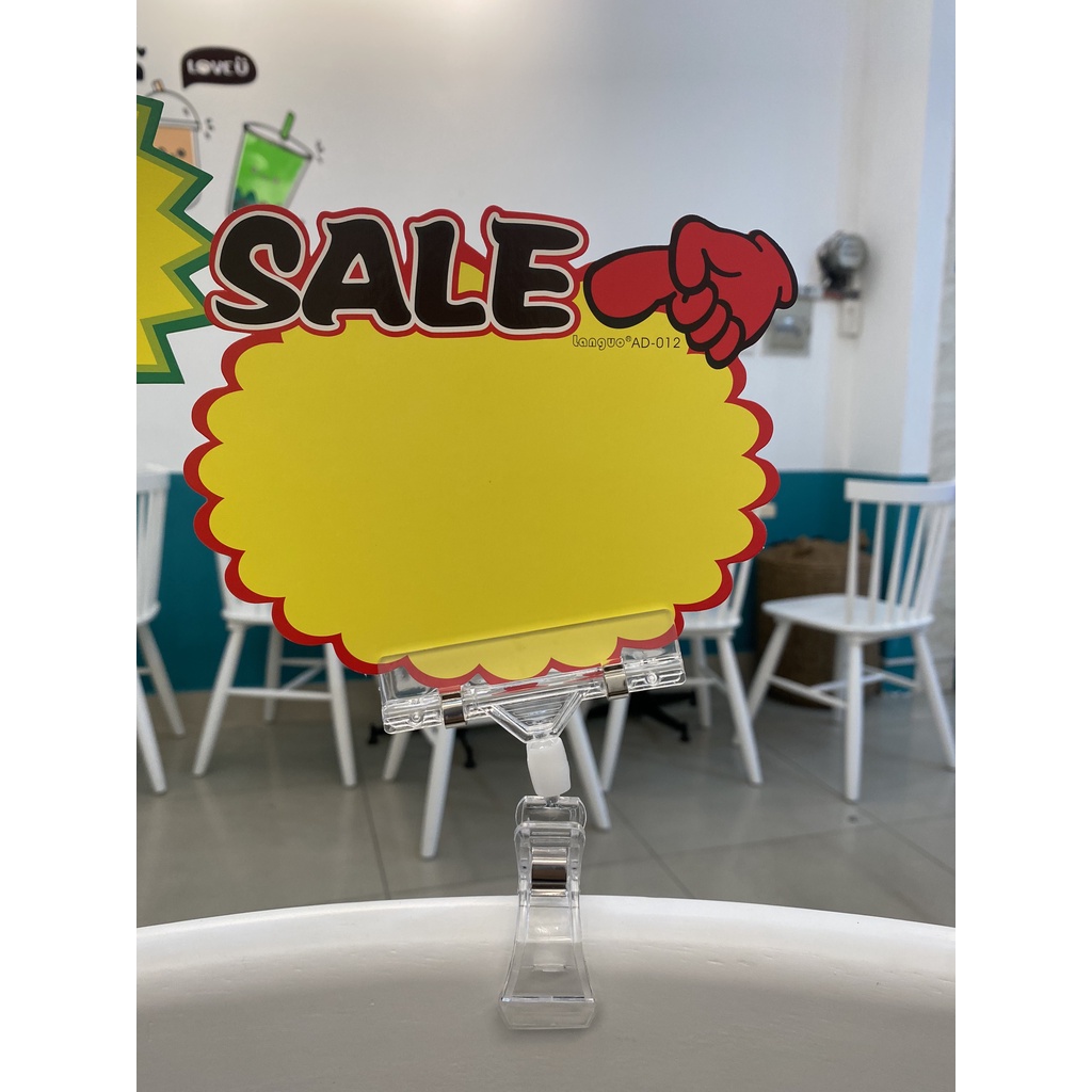 Giấy ghi giảm giá, sale, New, sản phẩm mới, CTKM in sẵn, tự ghi nhiều mẫu dùng tại shop thời trang, cửa hàng, siêu thị