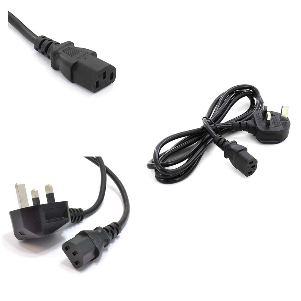 Dây cáp nguồn 3 chấu 3G× mm2 UK AC 3Pin C13 cho màn hình máy scan/máy tính/điện thoại/LCD/LED | BigBuy360 - bigbuy360.vn