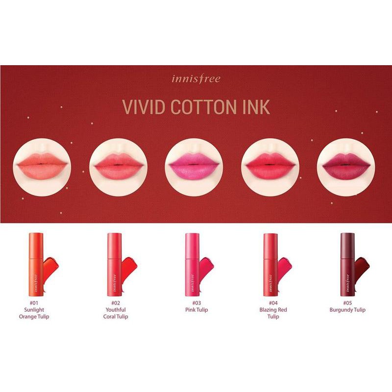 Son Tint Siêu Lì Vivid Cotton Ink màu 05