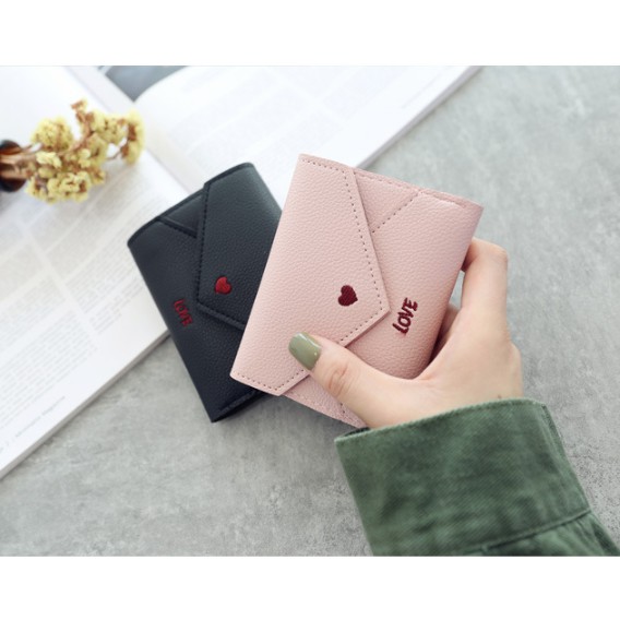 VÍ NỮ CẦM TAY FROM KOREA TRÁI TIM LOVE V238 HOT TREND 2019 | BigBuy360 - bigbuy360.vn