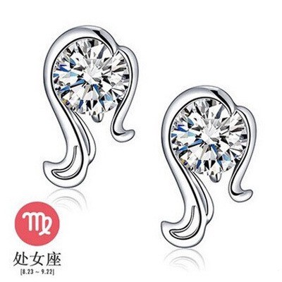 Khuyên Tai Nữ Mạ Bạc Thời Trang Châu Âu