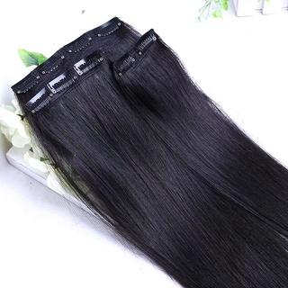 bộ tóc kẹp phím mảnh làm từ tóc thật 100%(có bảo hành)