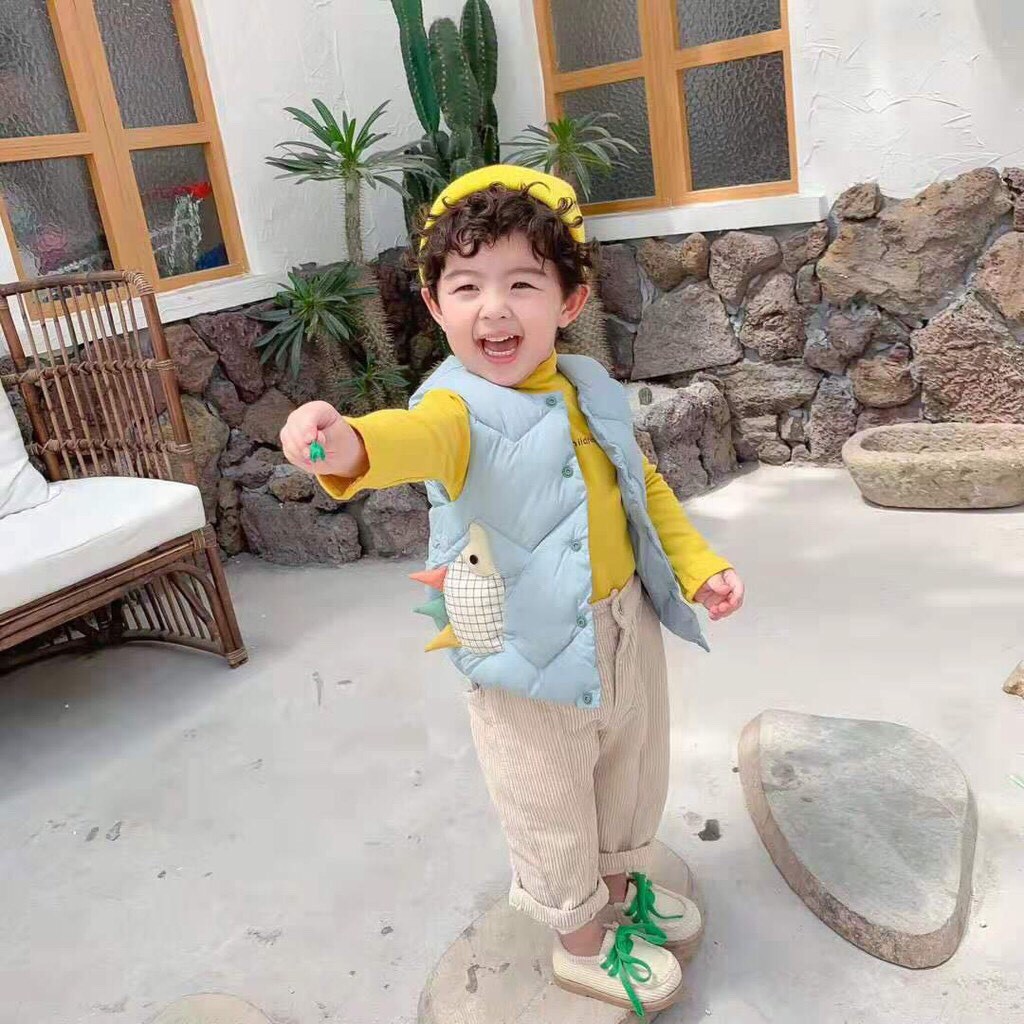 Áo phao gile cho bé hình con vật cute