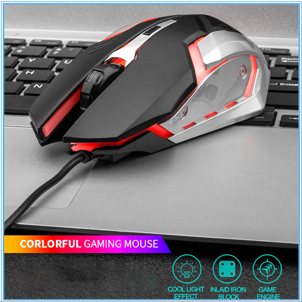 Chuột Quang Chơi Game M6 Chống Trượt Với Cổng Usb Cho Máy Tính