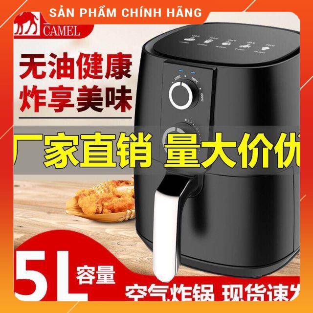 [HÀNG SIÊU TỐT] NỒI CHIÊN KHÔNG DẦU CAMEL 5L KHỔNG LỒ