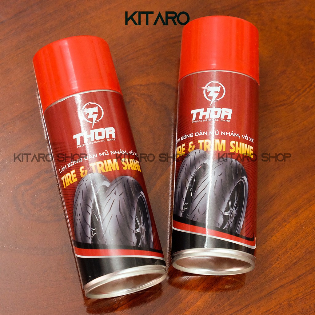 Dưỡng Nhám, Dưỡng Lốp Xe Thor 400ml