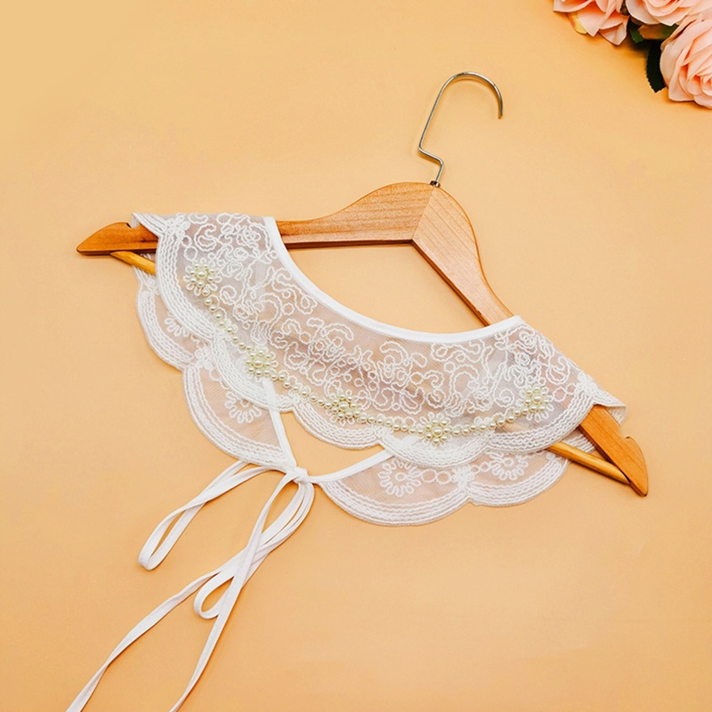 Cổ Áo Giả Thêu Hoa Trang Trí Kiểu Hán Phục Dễ Thương