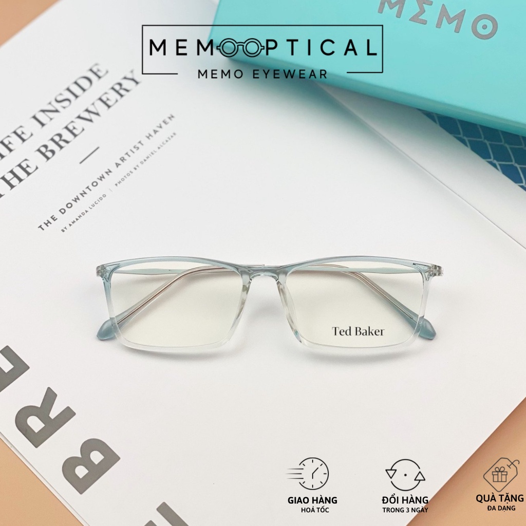 Gọng kính cận nữ dáng chữ nhật đẹp phong cách Hàn Quốc TR189 Memo Optical