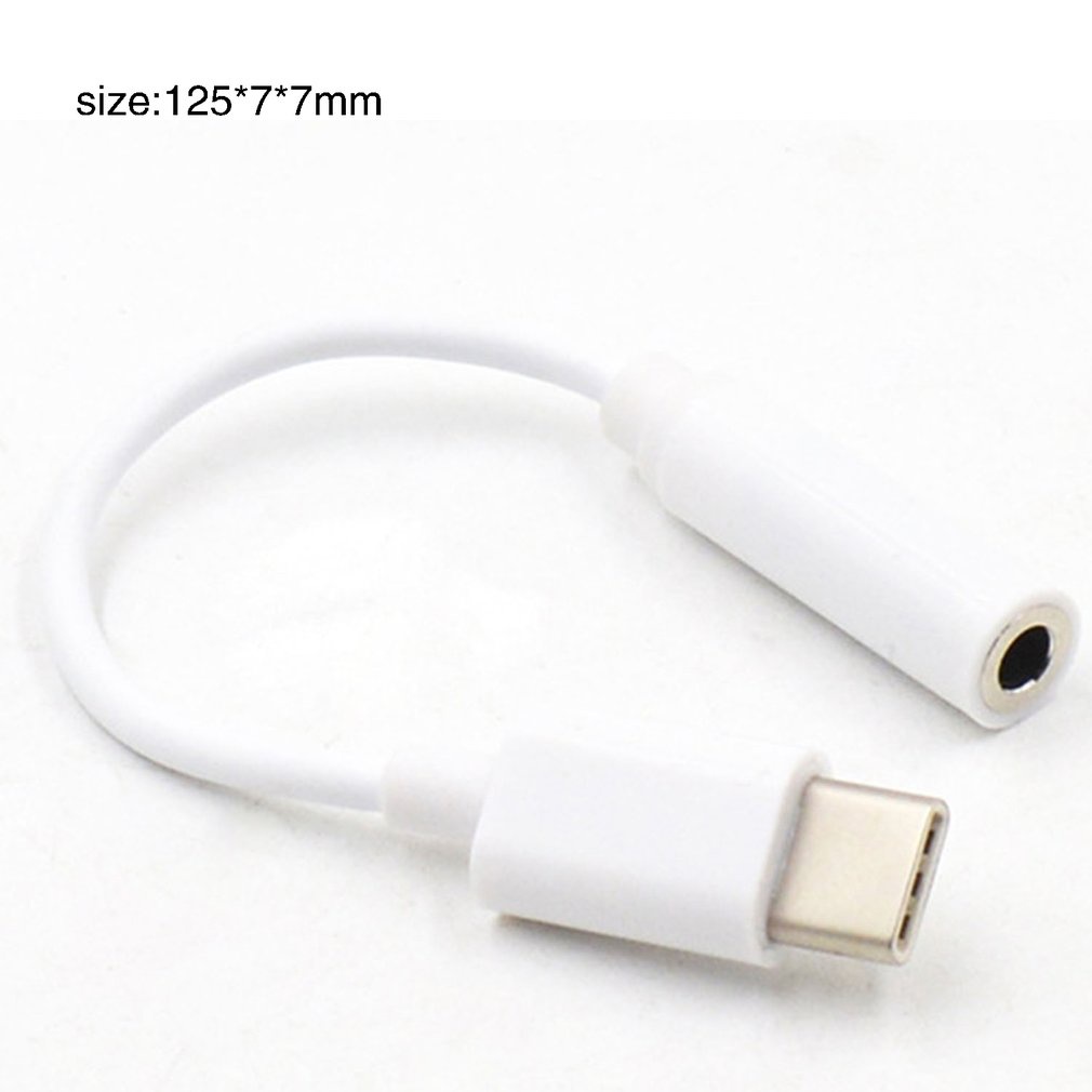 Type-C đến 3,5mm Earphone Cáp USB-C Nam đến 3,5 Nữ Jack Adapter