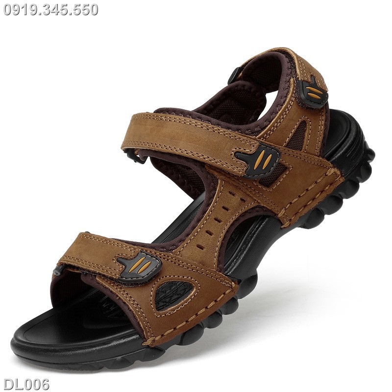 Giày sandal, dép lê quai ngang nam big size cỡ lớn 44 45 46 47 48