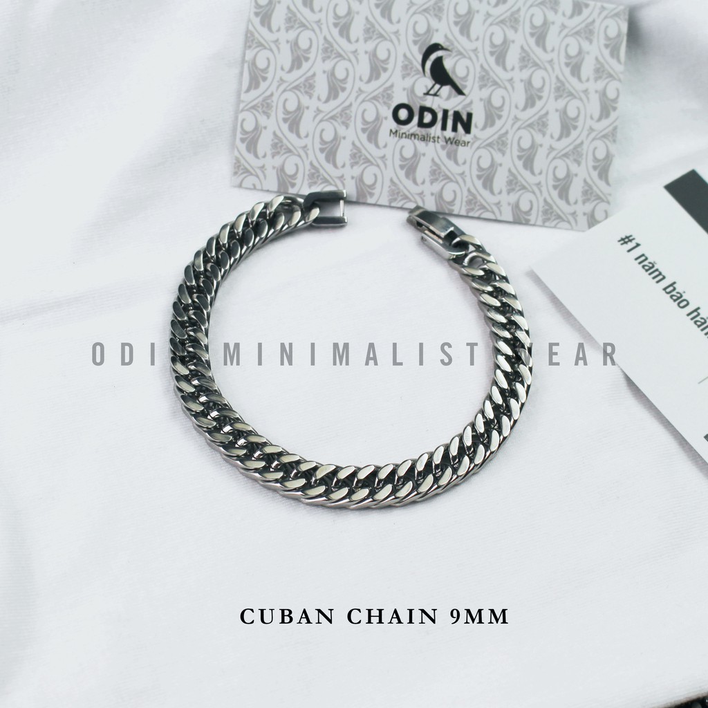 Vòng tay Chain Cuban - Thép Titan 316L