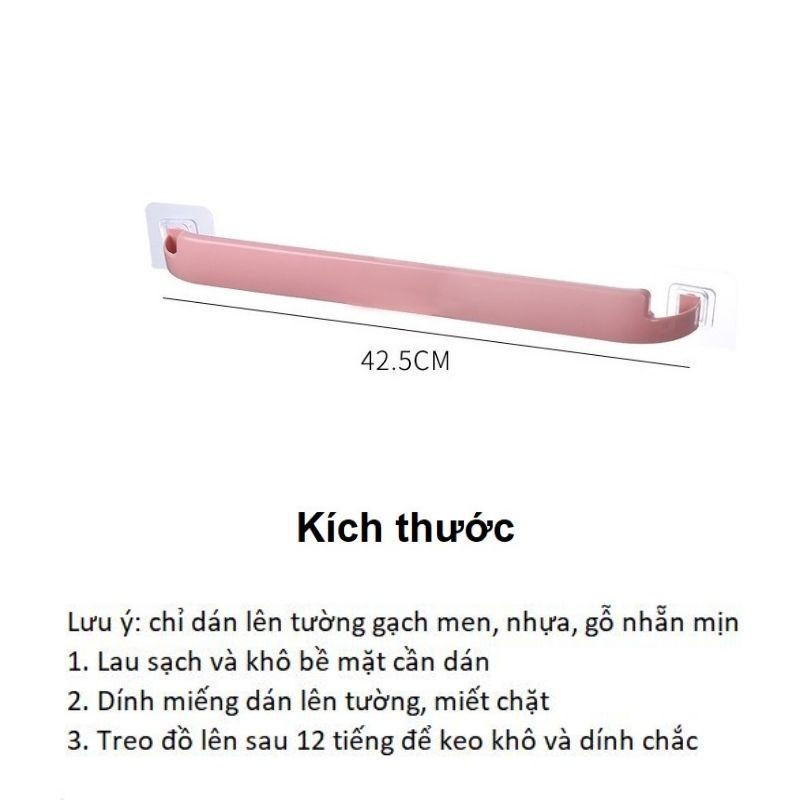 Giá Treo Khăn Nhà Tắm, Thanh Dán Tường Treo Khăn Mặt , Giày Dép Đa Năng 88296 Chợ Tốt Store