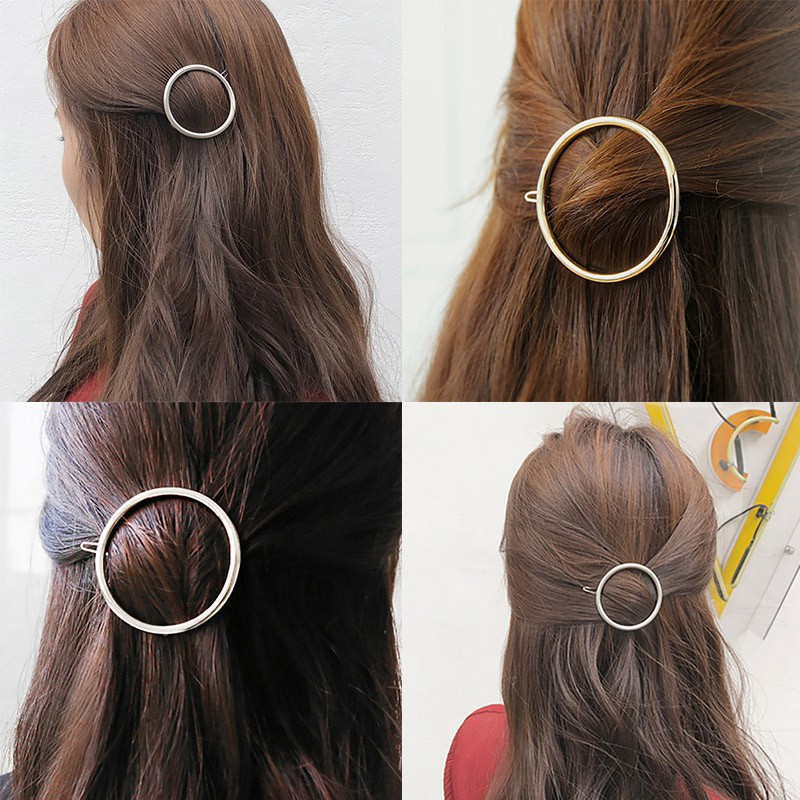 Kẹp Tóc Kim Loại Thời Trang Cho Nữ