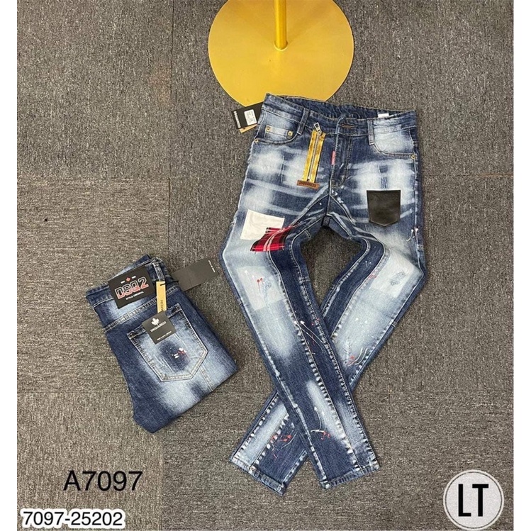 Siêu phẩm quần bò nam Dsq cao cấp_quần jean nam hot hit | BigBuy360 - bigbuy360.vn